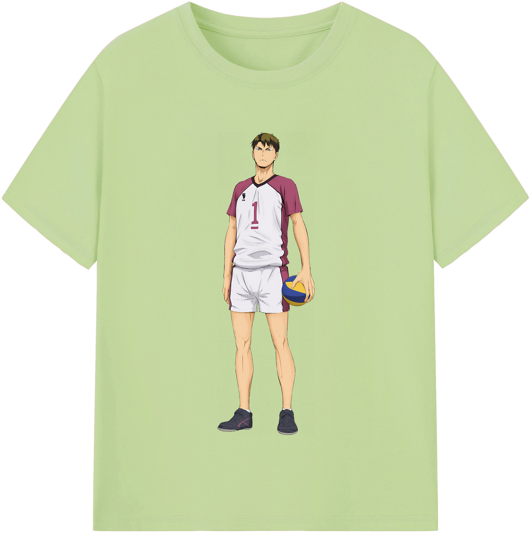 （画像用） ハイキュー!! Haikyu!! 綿100％半袖Tシャツ（フロントプリント）